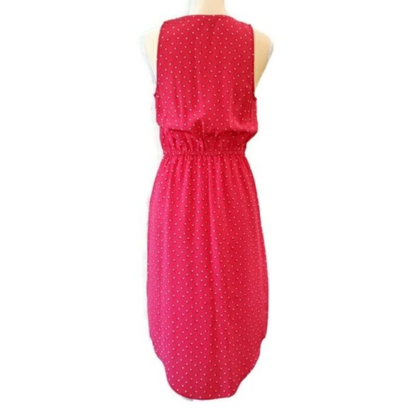 Fossil Silk Sleveeless Tie-Waist Button Down Dress - Picture 9 of 14